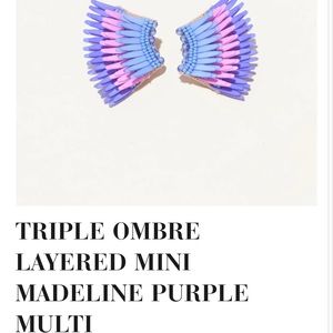 MIGNONNE GAVIGAN OMBRÉ TRIPLE LAYERED MINI MADELEINE NEW